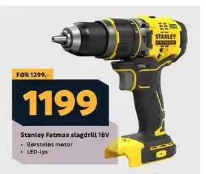 Megaflis Stanley Fatmax slagdrill 18V tilbud