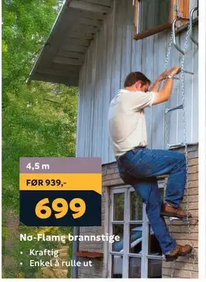 Megaflis No-Flame brannstige tilbud