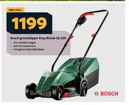 Megaflis Bosch gressklipper Easy Rotak 32-235 tilbud