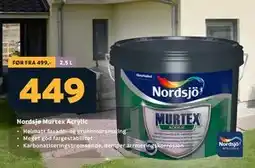Megaflis Nordsjø Murtex Acrylic tilbud
