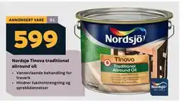 Megaflis Nordsjø Tinova traditional allround oil tilbud