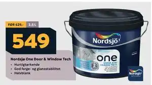 Megaflis Nordsjø One Door & Window Tech tilbud