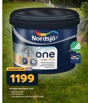 Megaflis Nordsjø One Super Tech tilbud