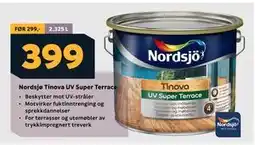 Megaflis Nordsjø Tinova UV Super Terrace tilbud