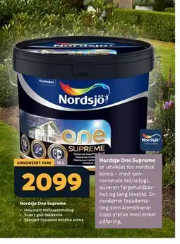 Megaflis Nordsjø One Supreme tilbud