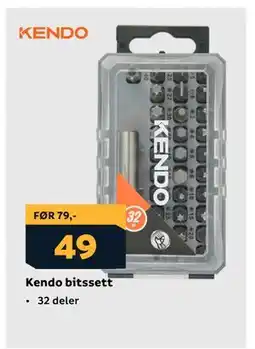 Megaflis Kendo bitssett tilbud