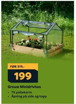 Megaflis Grouw Minidrivhus tilbud
