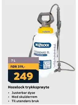 Megaflis Hozelock trykksprøyte tilbud