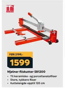 Megaflis Mjølner fliskutter SB1200 tilbud