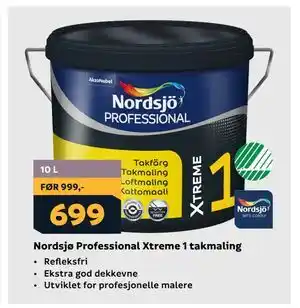Megaflis Nordsjø Professional Xtreme 1 takmaling tilbud