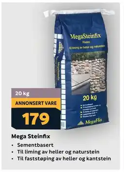 Megaflis Mega Steinfix tilbud