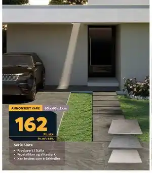 Megaflis Serie Slate tilbud