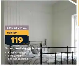 Megaflis Smartpanel skygge bomull tilbud