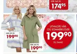 Sparkjøp UTVALGTE VÅROG SOMMERKJOLER tilbud