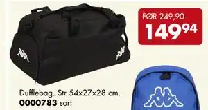 Sparkjøp Dufflebag. Str 54x27x28 cm tilbud