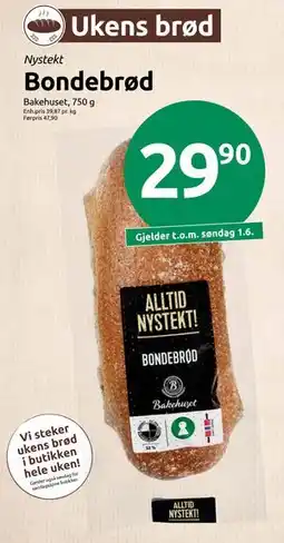 Joker Bondebrød tilbud