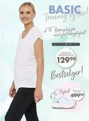 Sparkjøp LOOSE FIT TRENINGSTOPP tilbud
