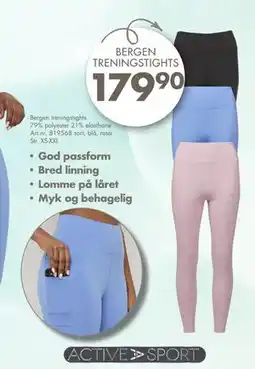 Sparkjøp BERGEN TRENINGSTIGHTS tilbud