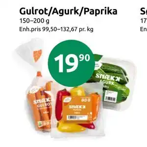 Joker Gulrot/Agurk/Paprika tilbud
