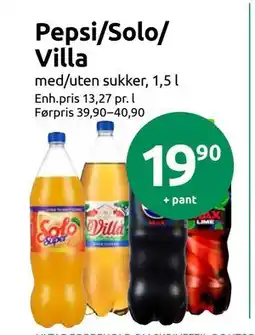 Joker Pepsi/Solo/ Villa tilbud