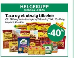 Joker Taco og et utvalg tilbehør tilbud