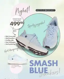 Sparkjøp Smash blue Sneaker tilbud