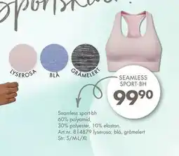 Sparkjøp SEAMLESS SPORT-BH tilbud