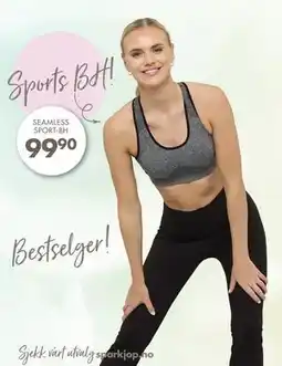 Sparkjøp SEAMLESS SPORT-BH tilbud