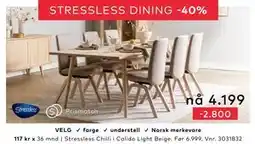 Skeidar Stressless Chilli tilbud