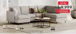 Skeidar Oslo U-Sofa tilbud