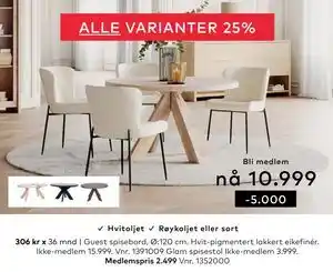 Skeidar Guest spisebord tilbud