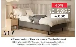 Skeidar XOV Premium 10 rammeseng tilbud