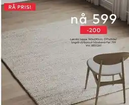 Skeidar Lærdal teppe tilbud