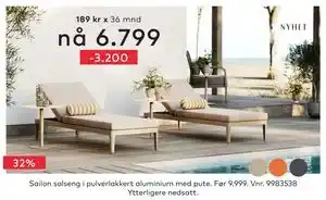 Skeidar Sailon solseng tilbud
