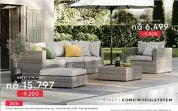 Skeidar Como 3-seter tilbud