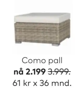 Skeidar Como pall tilbud