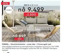 Skeidar Utah daybed tilbud