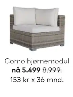 Skeidar Como hjørnemodul tilbud