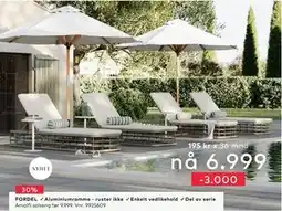 Skeidar Amalfi solseng tilbud