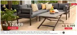 Skeidar Sicilia hjørnesofa tilbud