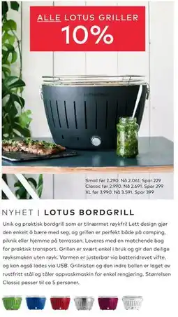 Skeidar ALL LOTUS GRILLER tilbud