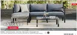 Skeidar Sicilia utesofa tilbud