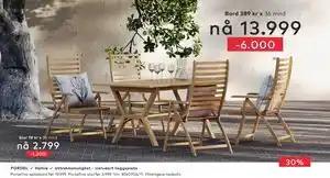 Skeidar Portefino stol tilbud