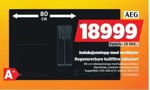 POWER Induksjonstopp med ventilator tilbud