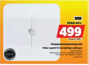 POWER Kroppsammensetningsvekt tilbud
