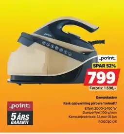 POWER Dampstasjon tilbud