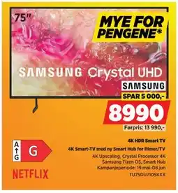 POWER 4K HDR Smart TV tilbud