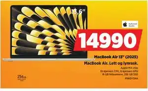 POWER MacBook Air 13 (2025) tilbud