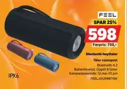 POWER Bluetooth-høyttaler tilbud