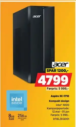 POWER Aspire XC-1710 tilbud
